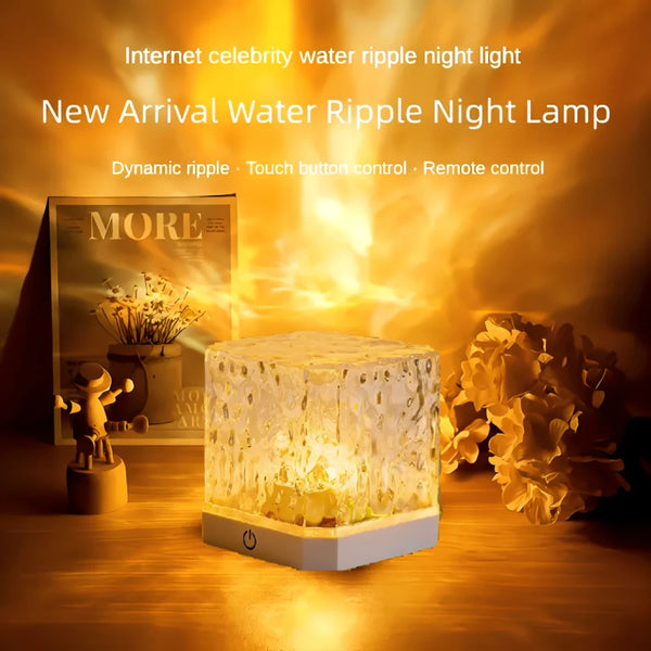 Water Ripple LED Projector Night Light