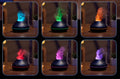 Volcanic Flame Aroma Diffuser – 130ml USB Humidifier with Color LED Night Light