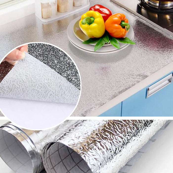 Self-Adhesive Aluminum Foil Kitchen Sticker - photo 2