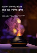 Volcanic Flame Aroma Diffuser – 130ml USB Humidifier with Color LED Night Light