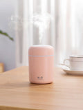 300ml Aroma Diffuser & Humidifier – 7-Color LED Light for Car & Home