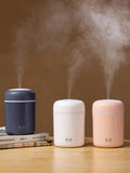 300ml Aroma Diffuser & Humidifier – 7-Color LED Light for Car & Home