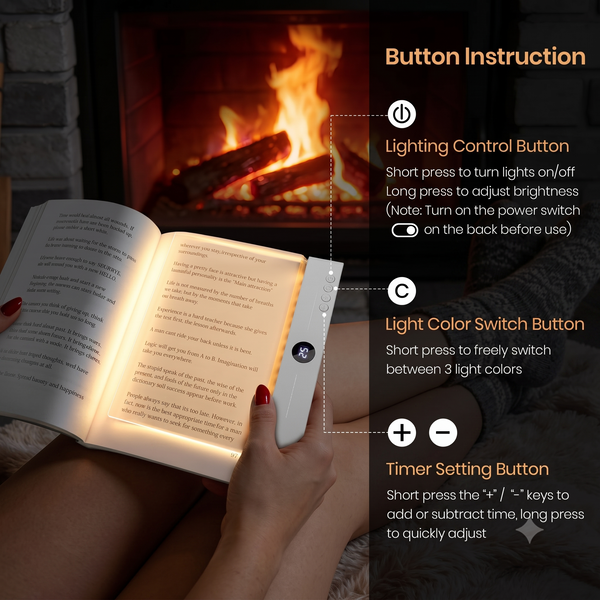 🔥SUPER SALE 50%🔥LED USB flat panel eye-safe book lamp