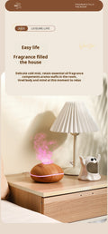 Flame Essential Oil Diffuser with 7-Color LED Mist
