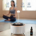 Volcanic Flame Aroma Diffuser – White Noise, Jellyfish Mist, 3 Speed Modes