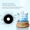 80ml Glass Aroma Diffuser & Humidifier – Auto Shut-Off, Color LED Light for Bedroom