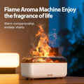 Flame Aroma Humidifier – 3-Speed Timer, Quiet Operation for Bedroom, Office & Living Room