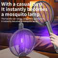3-in-1 Foldable Electric Mosquito Swatter – Rechargeable Bug Zapper & Wall-Mounted Lamp