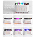 700ml Ultrasonic Cool Mist Humidifier – 5 Nozzles, 7 LED Colors, USB Powered