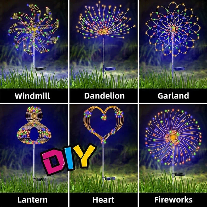 Solar Firework Fairy Lights – LED Garden Stake for Patio, Yard & Party Decor - photo 4