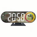 USB Digital LED Alarm Clock with RGB Night Light