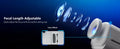 Aurora 3D Galaxy Projector – HD Adjustable Focus Lens for Bedroom & Party
