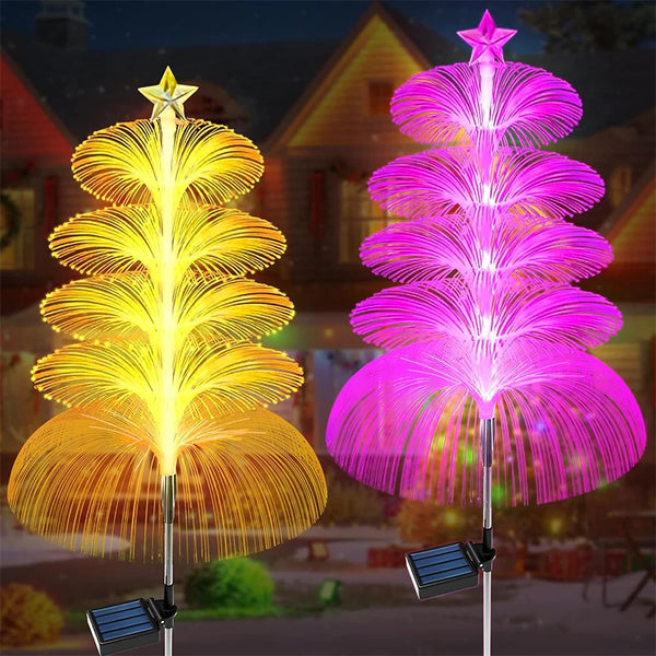 Solar Jellyfish Garden Light – Color Changing Outdoor Landscape Lamp