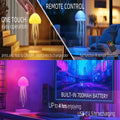 LED Jellyfish Lamp – Color Gradient Night Light with Remote Control & Long Battery Life