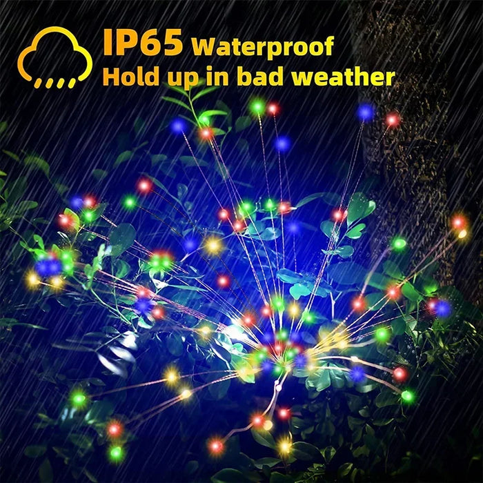 Solar Firework Fairy Lights – LED Garden Stake for Patio, Yard & Party Decor - photo 3