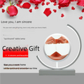 3D Sand Art Hourglass Lamp – LED Moving Sandscape Night Light for Home Decor & Gift