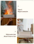 Flame Air Humidifier & Essential Oil Diffuser