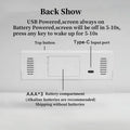 USB LED Alarm Clock with Dual Alarms & Night Light