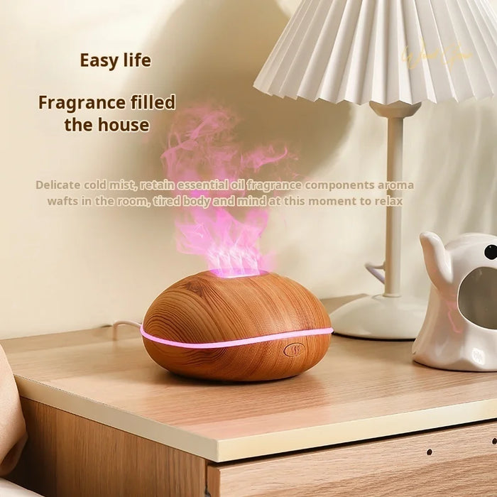 Flame Essential Oil Diffuser with 7-Color LED Mist - photo 3