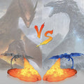 3D Fire Dragon LED Night Light – USB Rechargeable Table Lamp & Gift Decor