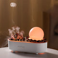 Crystal Volcano Aroma Diffuser with Jellyfish Mood Light