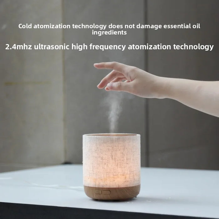 Fabric Cover Aroma Diffuser & Humidifier – Ultrasonic with Night Light - photo 4