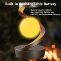 Floating Rotating Table Lamp – 15W Wireless Charger & RGB Night Light