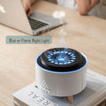 Volcanic Flame Aroma Diffuser – White Noise, Jellyfish Mist, 3 Speed Modes