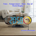 USB Digital LED Alarm Clock with RGB Night Light