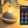 Flame Essential Oil Diffuser with 7-Color LED Mist