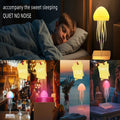 LED Jellyfish Lamp – Color Gradient Night Light with Remote Control & Long Battery Life