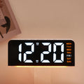 Digital LED Alarm Clock – Backlit Display, Temperature, Snooze & Night Light