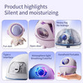 Space Capsule Humidifier – 220ml USB Rechargeable Aroma Diffuser with 7 LED Colors