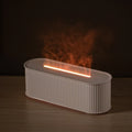 USB Flame Aroma Diffuser & Humidifier – Color LED Light, 3-Level Timer