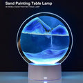 3D Flowing Sand Art Night Light – Hourglass Desk Lamp for Home Decor & Gift