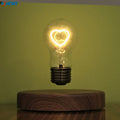 Levitating Bulb Lamp – Magnetic Floating Desk Light, Auto-Rotating Night Light & Unique Gift