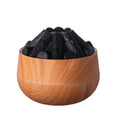 Charcoal Fire Aroma Diffuser – 300ML Mini Humidifier with Night Light