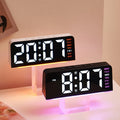 Digital LED Alarm Clock – Backlit Display, Temperature, Snooze & Night Light