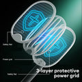 Foldable 3000V Electric Mosquito Racket – UV Bug Zapper, USB Rechargeable