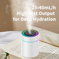 180ml Mini Aroma Diffuser & Humidifier – USB LED Light for Car, Home & Bedroom