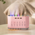 700ml Ultrasonic Cool Mist Humidifier – 5 Nozzles, 7 LED Colors, USB Powered
