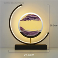 3D Sand Art Hourglass Lamp – LED Moving Sandscape Night Light for Home Decor & Gift