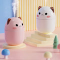 250ml Cute Aroma Diffuser & Humidifier – Cool Mist Night Light for Bedroom & Car