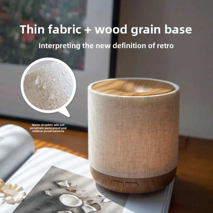 Fabric Cover Aroma Diffuser & Humidifier – Ultrasonic with Night Light - photo 3