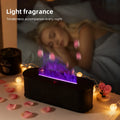 USB Flame Aroma Diffuser & Humidifier – Color LED Light, 3-Level Timer