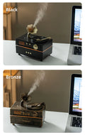 Retro Phonograph Aroma Diffuser USB Humidifier 160ml