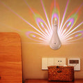 Peacock Projector Night Light – Remote Control, 9 Modes, Wall-Mounted Christmas Gift