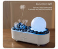Crystal Volcano Aroma Diffuser with Jellyfish Mood Light