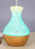 200ml Mini Aroma Diffuser & Humidifier – USB Color LED Light for Home & Car