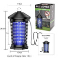 4000V Electric Bug Zapper Lantern – Waterproof Mosquito & Fly Killer, Indoor & Outdoor